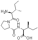 structure of CAS# 90614-48-5, L-Isoleucyl-L-prolyl-L-isoleucine