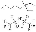 structure of CAS# 906478-91-9, 三乙基戊基铵二(三氟甲基磺酰基)亚胺盐