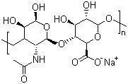 structure of CAS# 9067-32-7, Sodium hyaluronate