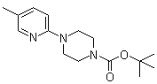 structure of CAS# 907208-89-3, 4-(5-甲基吡啶-2-基)哌嗪-1-羧酸叔丁酯