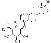 CAS 登录号：90746-95-5, 4-羟基雌甾二醇 4-葡糖苷酸