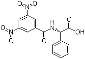 CAS # 90761-62-9, (S)-(+)-N-(3,5-Dinitrobenzoyl)-alpha-phenylglycine, N-(3,5-Dinitrobenzoyl)-L-alpha-phenylglycine