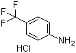 structure of CAS# 90774-69-9, 4-(Trifluoromethyl)aniline hydrochloride