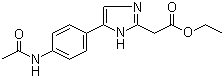 CAS # 908007-24-9, 5-[4-(Acetylamino)phenyl]-1H-imidazole-2-acetic acid ethyl ester