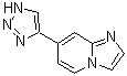structure of CAS# 908269-35-2, 7-(1H-[1,2,3]三唑-4-基)咪唑并[1,2-a]吡啶