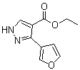 CAS # 908271-38-5, 3-(3-Furanyl)-1H-pyrazole-4-carboxylic acid ethyl ester
