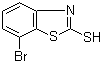 structure of CAS# 908355-83-9, 7-Bromobenzo[d]thiazole-2-thiol