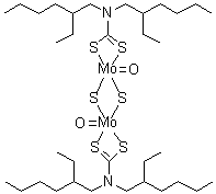 CAS # 90901-24-9, Bis[N,N-bis(2-ethylhexyl)carbamodithioato]dioxodi-mu-thioxodi-molybdenum