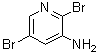 structure of CAS# 90902-84-4, 2,5-二溴-3-吡啶胺