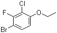 structure of CAS# 909122-14-1, 1-Bromo-3-chloro-4-ethoxy-2-fluorobenzene