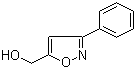 CAS # 90924-12-2, (3-Phenyl-5-isoxazolyl)methanol, (3-Phenylisoxazol-5-yl)methanol, 5-(Hydroxymethyl)-3-phenylisoxazole