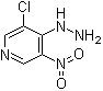 structure of CAS# 90927-90-5, 3-氯-4-肼基-5-硝基吡啶