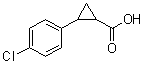 2-(4-Chlorophenyl)cyclopropanecarboxylic acid molecular structure (CAS 90940-40-2)