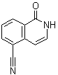 structure of CAS# 90947-07-2, 1,2-二氢-1-氧代-5-异喹啉甲腈
