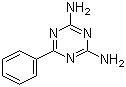 CAS # 91-76-9, 2,4-Diamino-6-phenyl-1,3,5-triazine, 2,4-Diamino-6-phenyl-s-triazine, Benzoguanamine, 6-Phenyl-1,3,5-triazine-2,4-diamine