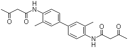 CAS # 91-96-3, N,N'-(3,3'-Dimethyl-4,4'-biphenyldiyl)bis(3-oxobutanamide), p,p'-Bis(o-acetoacetotoluidide), Naphthol AS-G