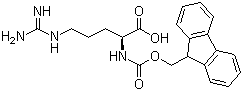 structure of CAS# 91000-69-0, Fmoc-L-Arginine