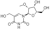 structure of CAS# 910050-95-2, 5-(羟基甲基)-2'-O-甲基尿苷