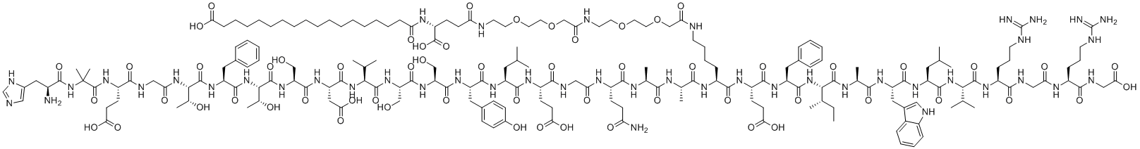 CAS 登录号：910463-68-2, 索马鲁肽
