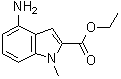 CAS # 91119-15-2, 4-Amino-1-methyl-1H-indole-2-carboxylic acid ethyl ester