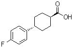 CAS # 91161-90-9, trans-4-(4-Fluorophenyl)cyclohexanecarboxylic acid
