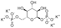structure of CAS# 91183-87-8, 四钾1,6-二-O-膦酸基-alpha-D-吡喃葡萄糖