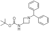 tert-Butyl 1-benzhydryl-3-azetidinylcarbamate molecular structure (CAS 91189-18-3)