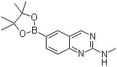 CAS # 913067-91-1, 2-Methylaminoquinazoline-6-boronic acid pinacol ester, N-Methyl-6-(4,4,5,5-tetramethyl-1,3,2-dioxaborolan-2-yl)-2-quinazolinamine