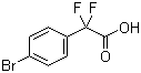 CAS # 913574-93-3, 2-(4-Bromophenyl)-2,2-difluoroacetic acid, 4-Bromo-alpha,alpha-difluorobenzeneacetic acid