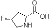 structure of CAS# 913820-71-0, (4R)-4-氟-D-脯氨酸