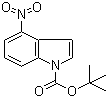 structure of CAS# 913836-24-5, 1-Boc-4-硝基吲哚