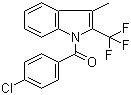 CAS 登录号：913955-36-9, 3-甲基-2-三氟甲基-1-(4-氯苯甲酰)吲哚