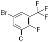 structure of CAS# 914225-67-5, 5-Bromo-3-chloro-2-fluorobenzotrifluoride