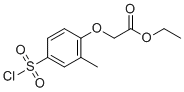 CAS 登录号：91427-62-2, 乙基4-氯磺酰基-2-甲基苯氧基乙酸酯