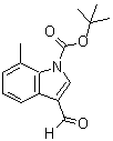 CAS 登录号：914348-96-2, 3-甲酰基-7-甲基-1H-吲哚-1-羧酸叔丁酯