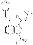 CAS 登录号：914348-99-5, 3-甲酰基-7-(苯基甲氧基)-1H-吲哚-1-羧酸叔丁酯