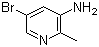 structure of CAS# 914358-73-9, 2-甲基-3-氨基-5-溴吡啶