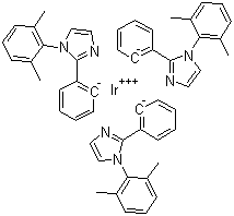 CAS 登录号：914394-12-0, 三[1-(2,6-二甲基苯基)-2-苯基-1H-咪唑]合铱(III)