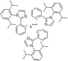 CAS 登录号：914394-25-5, 三[1-(2,6-二异丙基苯基)-2-苯基-1H-咪唑]合铱