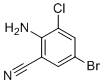 structure of CAS# 914636-86-5, 2-氨基-5-溴-3-氯苯甲腈