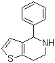 structure of CAS# 91477-84-8, 4-Phenyl-4,5,6,7-tetrahydrothieno[3,2-c]pyridine