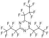 CAS # 915-76-4, 2,4,6-Tris(heptafluoropropyl)-s-triazine, NSC 71020, 2,4,6-Tris(heptafluoropropyl)-1,3,5-triazine