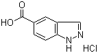 structure of CAS# 915139-44-5, 1H-吲唑-5-羧酸盐酸盐