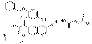 structure of CAS# 915942-22-2, 来那替尼马来酸盐
