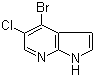 CAS 登录号：916176-52-8, 4-溴-5-氯-1H-吡咯并[2,3-b]吡啶