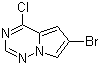CAS # 916420-30-9, 6-Bromo-4-chloropyrrolo[2,1-f][1,2,4]triazine