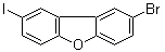 structure of CAS# 916435-41-1, 2-溴-8-碘二苯并呋喃