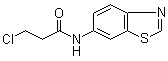 CAS # 916791-24-7, N-6-Benzothiazolyl-3-chloropropanamide