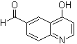 structure of CAS# 916812-25-4, 4-羟基-6-喹啉甲醛