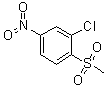 CAS # 91842-77-2, 3-Chloro-4-(methylsulfonyl)nitrobenzene, 2-Chloro-1-(methylsulfonyl)-4-nitrobenzene